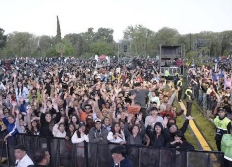 El parque de Mayo fue centro de los festejos del Día del Estudiante