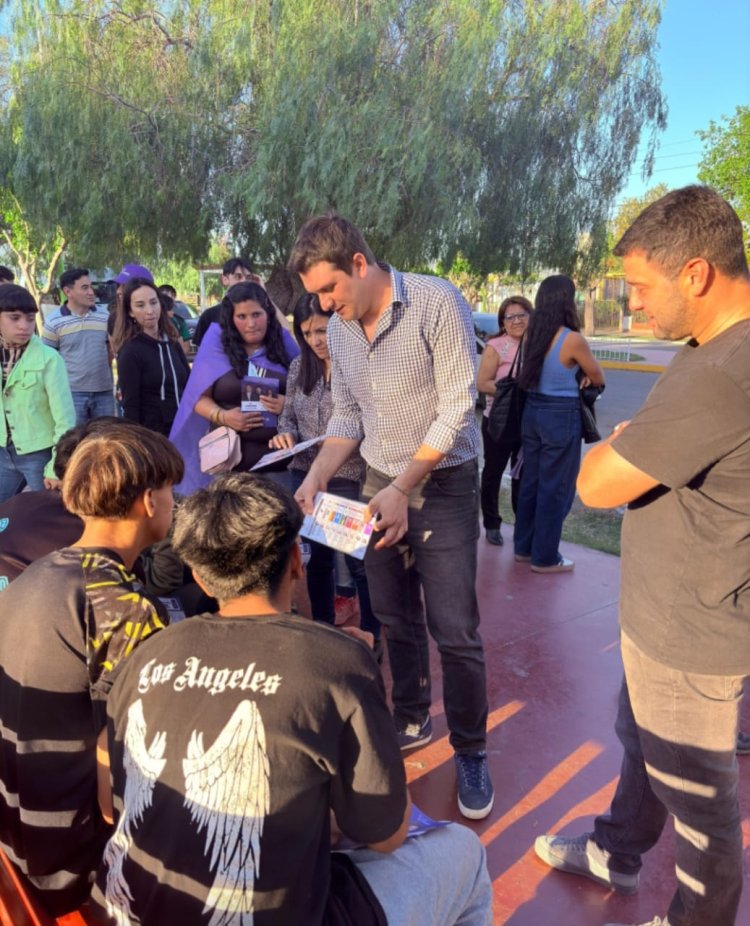 Los candidatos de la Libertad Avanza, dejaron un contundente mensaje en Angaco