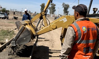Obra histórica: 9 de Julio dio arranque a la construcción de veredas y canalización en el Loteo 11