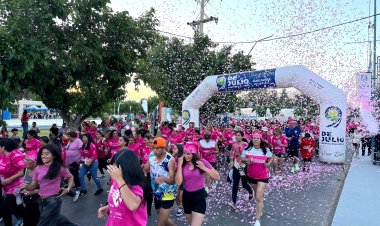 9 de Julio corrió contra el cáncer de mama en un sábado especial dedicado a las mamás