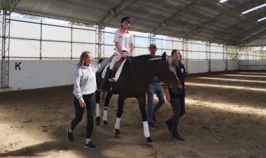 Deportistas sanjuaninos participaron en la primera fase de la FEI World Challenge Para-Ecuestre Uruguay 2025