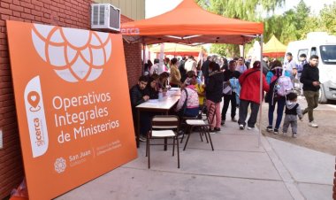 El Ministerio de Gobierno llega a Ullum con DNI, SUBE y asesoramiento