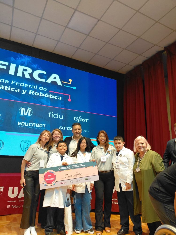 Los alumnos de la Escuela Vieytes, de Caucete, primeros en Robótica a nivel nacional