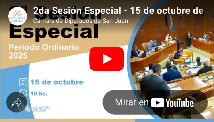 Segunda Sesión Especial: tratamiento exclusivo del Régimen de Zona Fría