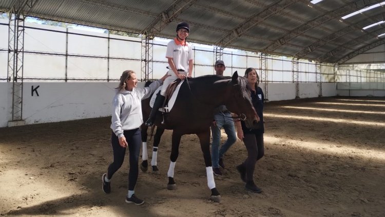 Deportistas sanjuaninos participaron en la primera fase de la FEI World Challenge Para-Ecuestre Uruguay 2025
