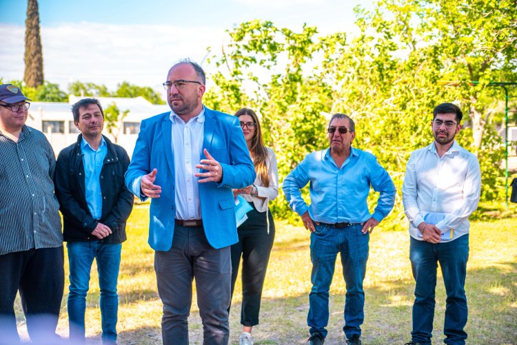 Rivadavia avanza con la transformación integral del Polideportivo del Barrio Jardín Policial