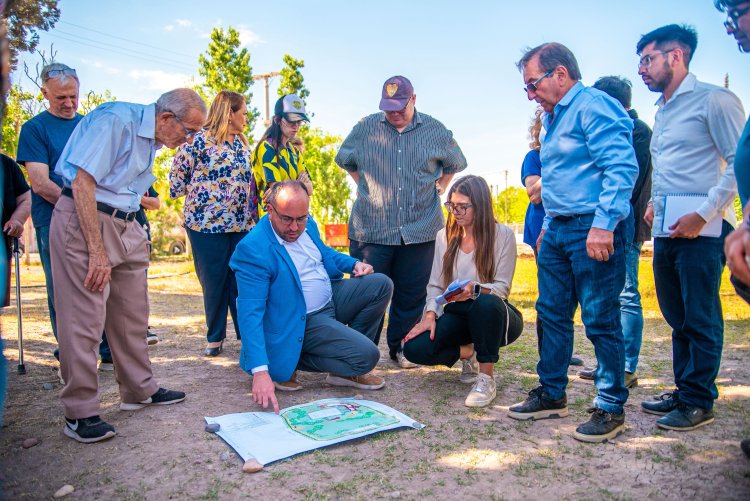 Rivadavia avanza con la transformación integral del Polideportivo del Barrio Jardín Policial