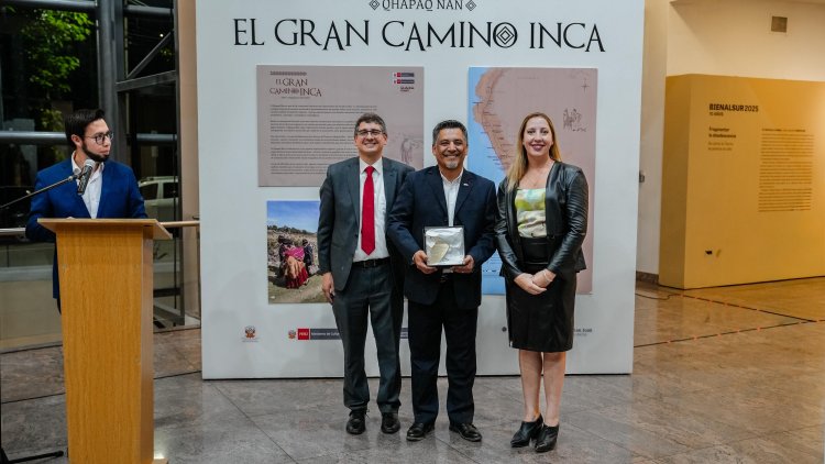 San Juan recibió al cónsul del Perú en el marco de la muestra “Caminos del Inca - Qhapaq Ñam”