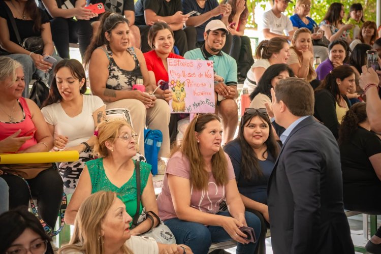 Santa Lucía realizó la muestra anual de Educación Física de los Centros de Desarrollo Infantil