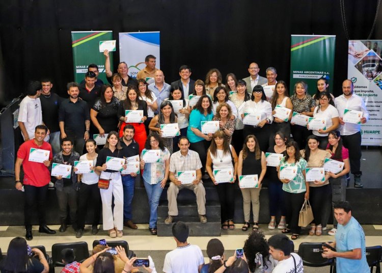 50 jachalleros recibieron sus certificados del Curso de Habilidades Empresariales