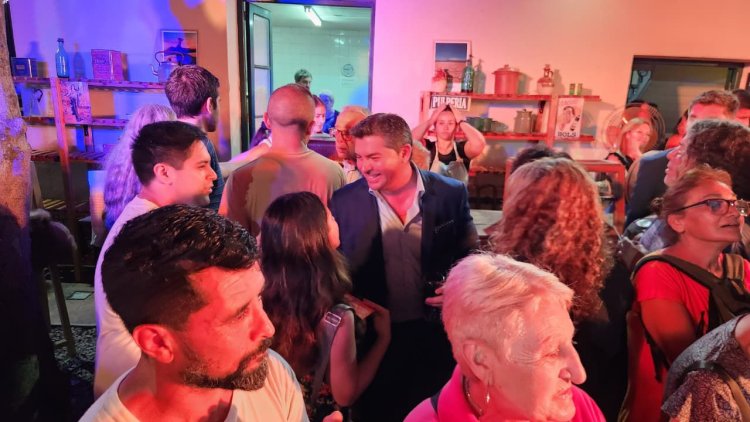 Orrego  participó de la apertura de la Noche de la Casa de San Juan en Buenos Aires*