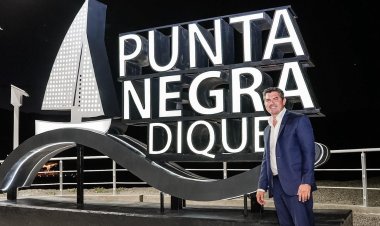 Orrego inauguró los miradores en el dique Punta Negra, para vivir a pleno el verano sanjuanino
