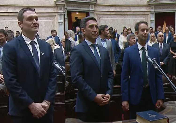 Prestaron juramento los tres diputados nacionales electos por San Juan
