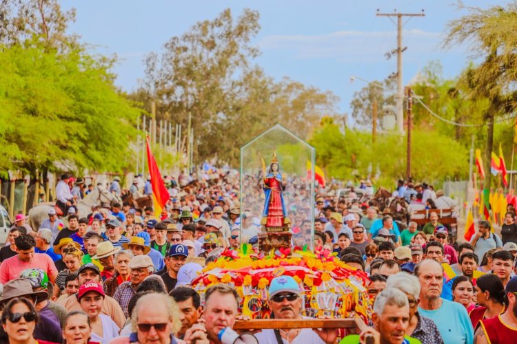 Miles de fieles celebraron a Santa Bárbara en Mogna
