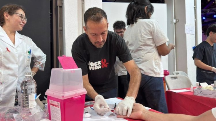 Salud realizó un Sunset VIH con más de 270 testeos gratuitos en el Conte Grand