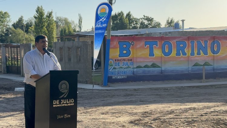 Barrio Torino: 9 de Julio inauguró veredas, puentes y nueva iluminación
