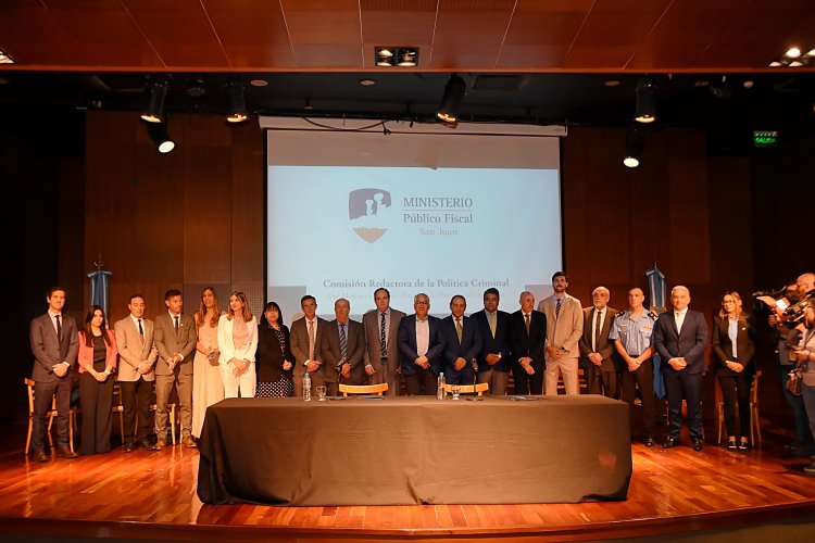 Se presentó oficialmente la Comisión encargada de redactar la Política Criminal provincial