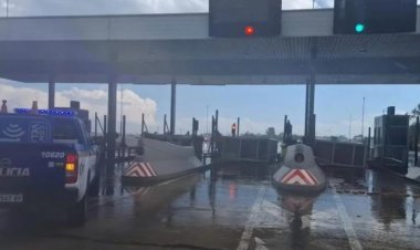 Temporal trágico en Córdoba: murió un trabajador del peaje al desprenderse una cabina