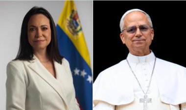 El papa León XIV recibió en el Vaticano a María Corina Machado