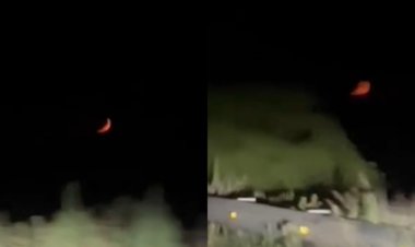 Misterio en la ruta: filmaban la luna y vivieron una escalofriante experiencia paranormal
