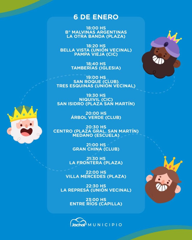 La magia de los Reyes Magos recorre Jáchal