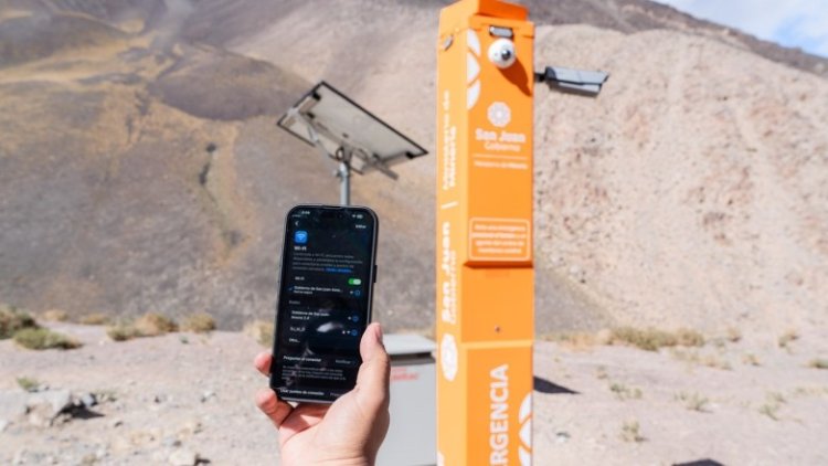 El Paso de Agua Negra estrena cuatro tómets de emergencia y comunicación