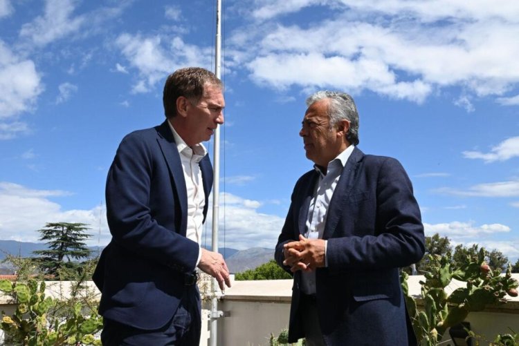 Santilli se reunió con Cornejo