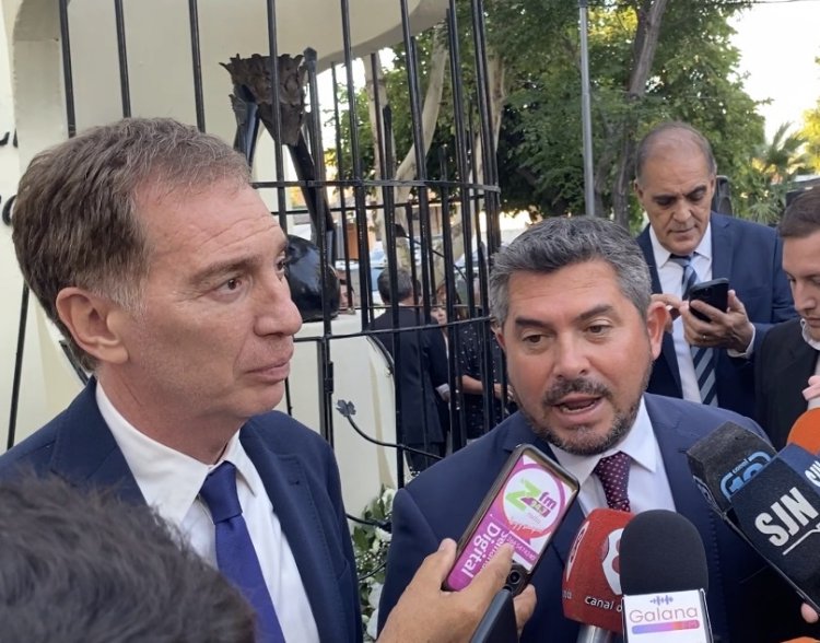 Orrego y Santilli mantuvieron un encuentro clave para destrabar obras viales