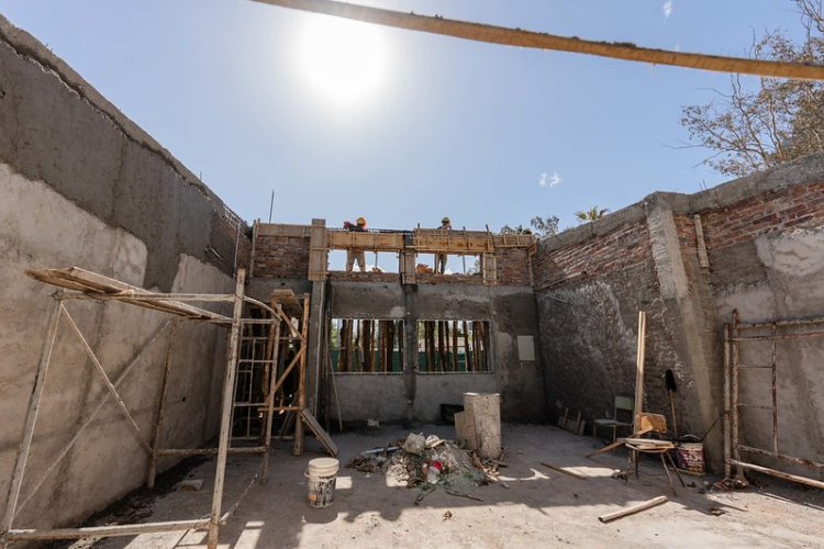 Continúan las obras de ampliación y modernización de escuelas en Jáchal