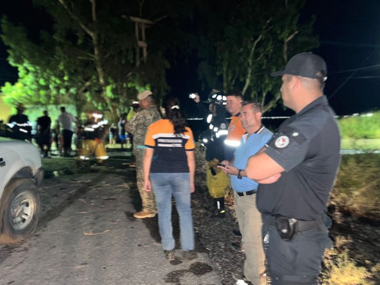 Operativo conjunto del Gobierno de San Juan y la Municipalidad de Rivadavia para asistir a familias afectadas por el temporal