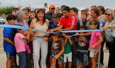 El Barrio Arenales inauguró su nueva plaza