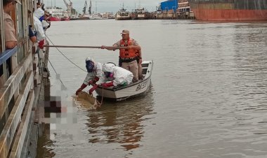 Macabro hallazgo en Puerto Madero: encontraron un cuerpo flotando en la Dársena Sur
