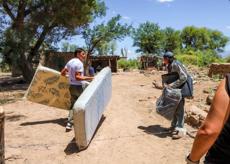 Operativo territorial para asistir a 40 familias de Jáchal