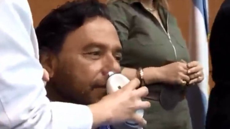 El gobernador de Salta, se sometió a una rinoscopia en vivo y el video impresionó a todos