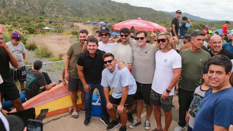 Orrego presenció la 33ª edición del Safari tras la Sierra en Valle Fértil