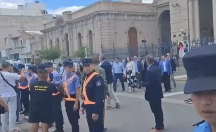 La vicepresidenta Victoria Villarruel llegó a La Rioja para asistir a la Chaya