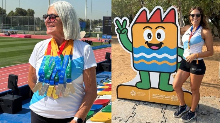 Gran actuación de atletas master sanjuaninas en Abu Dabi