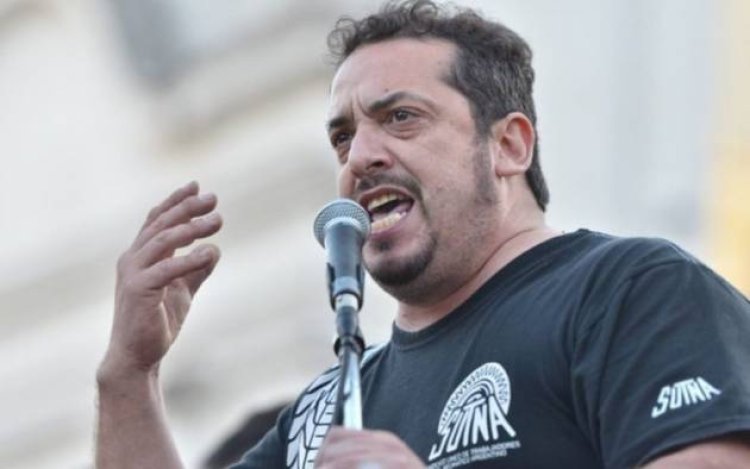 Quién es Alejandro Crespo, el sindicalista que encabeza las protestas en FATE