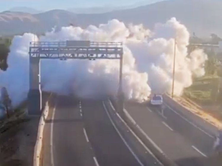 Chile: cuatro muertos y 17 heridos al explotar un camión con gas licuado en la autopista