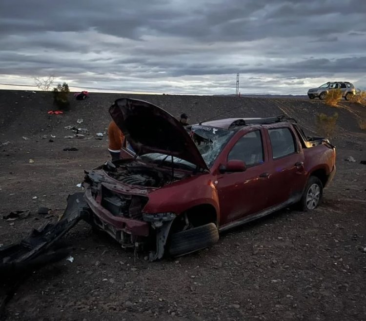 Una mujer muere tras volcar sobre la Ruta Nacional 40, cerca de la villa cabecera de Jáchal