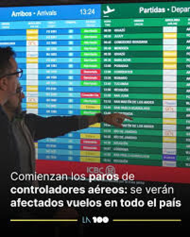 Los controladores aéreos levantaron el paro y la actividad aerocomercial será normal