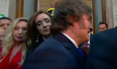 El dardo de Javier Milei a Victoria Villarruel en el Congreso: "Soñar con abrazar el sillón de Rivadavia"