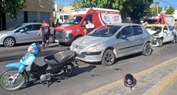 Triple choque en Capital