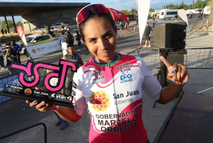 La primera etapa de la Vuelta a San Juan Damas 2026 fue para Maribel Aguirre