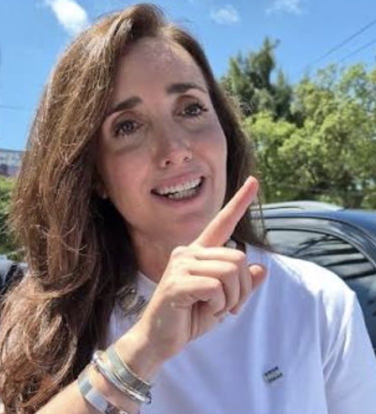 Victoria Villarruel tuvo un breve paso por San Juan