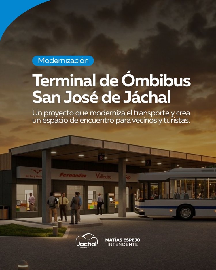 El Intendente Espejo presentó el Proyecto de Modernización de la nueva terminal de ómnibus