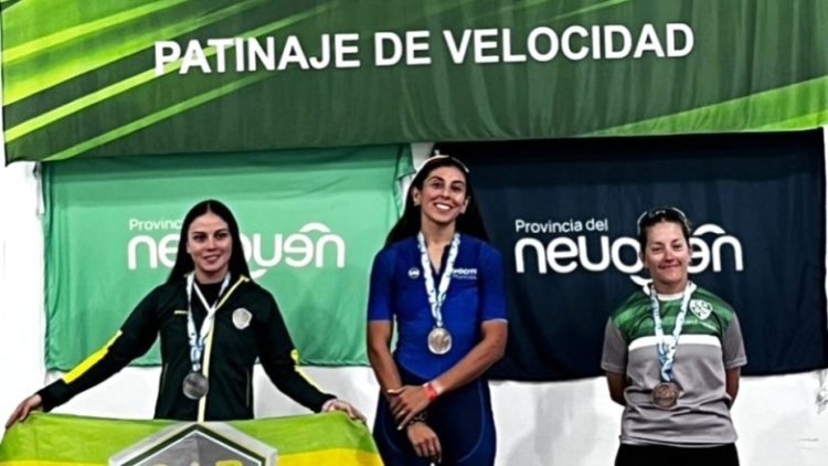 Fernanda Illanes ganó medalla de oro en la Liga Nacional de clubes de patín