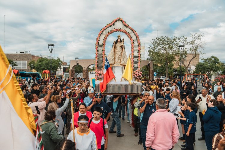 Rawson vivió una jornada histórica de fe, hermandad y emoción con la llegada de la Virgen Peregrina de Andacollo