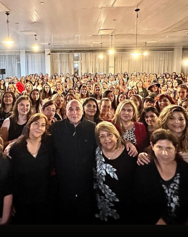 Las mujeres protagonistas en un encuentro organizado por La  Libertad Avanza San Juan.