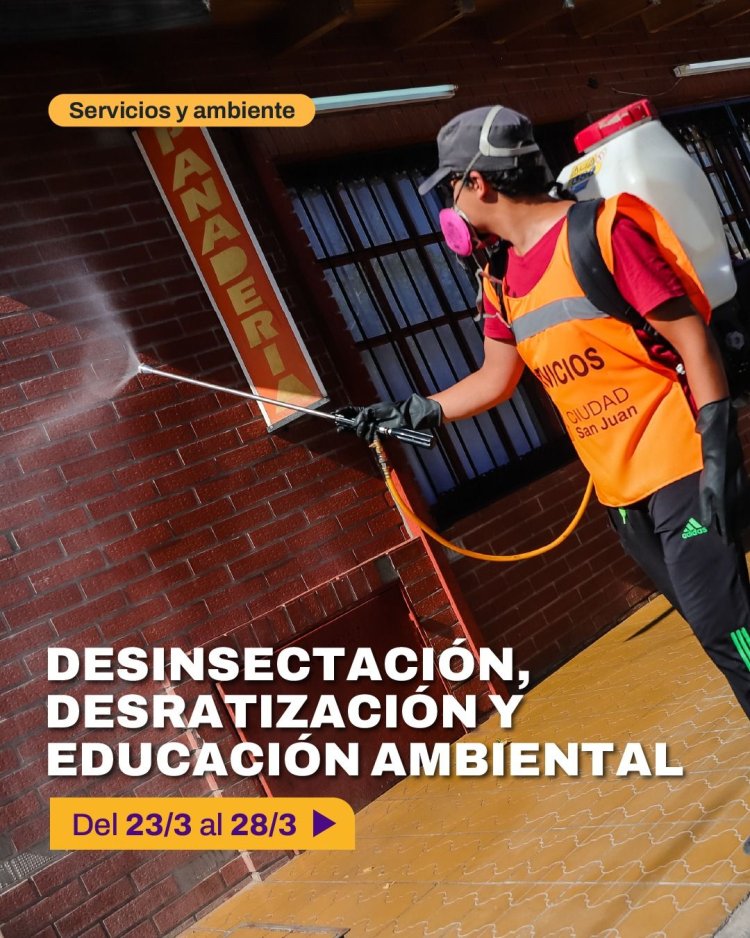 Nuevo cronograma de desinsectación y desratización en Capital